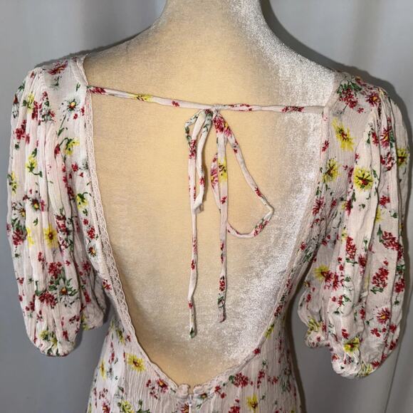 LPA Lazaro Pink Floral Sun Dress in Florenza Print Size XS - Picture 9 of 12